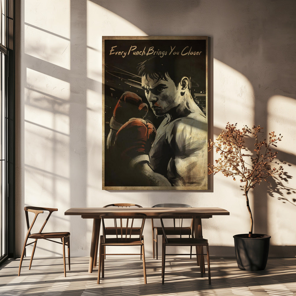 Art mural Chaque coup vous rapproche du but