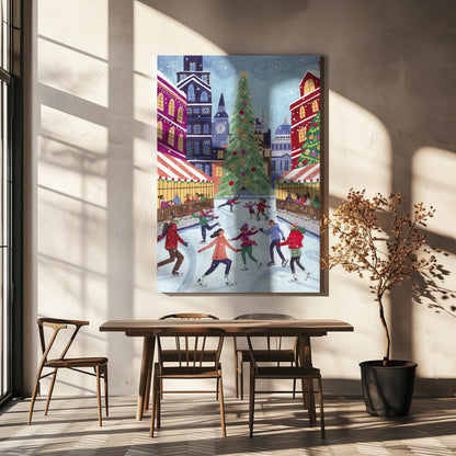 Impression sur toile Art mural Patinage à Londres
