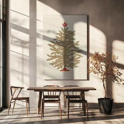 Décoration murale Sapin de Noël 02 Impression sur toile