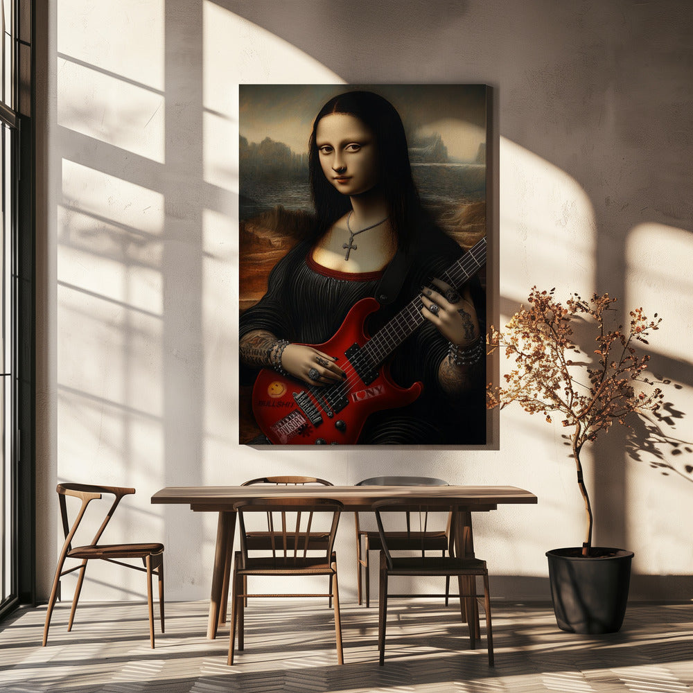 Impression sur toile Lisa revisitée