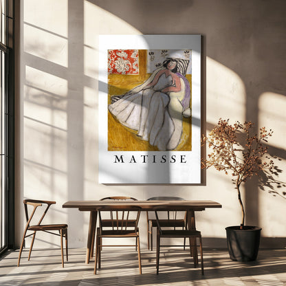 Tableau mural Jeune Femme à La Pelisse Blanche