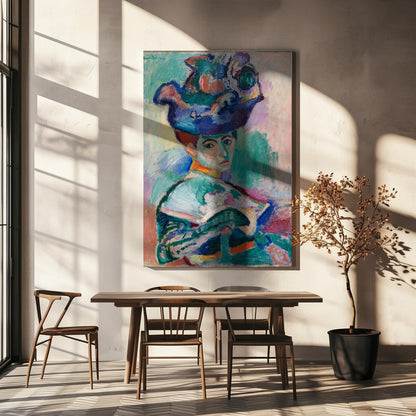Décoration murale Femme au chapeau