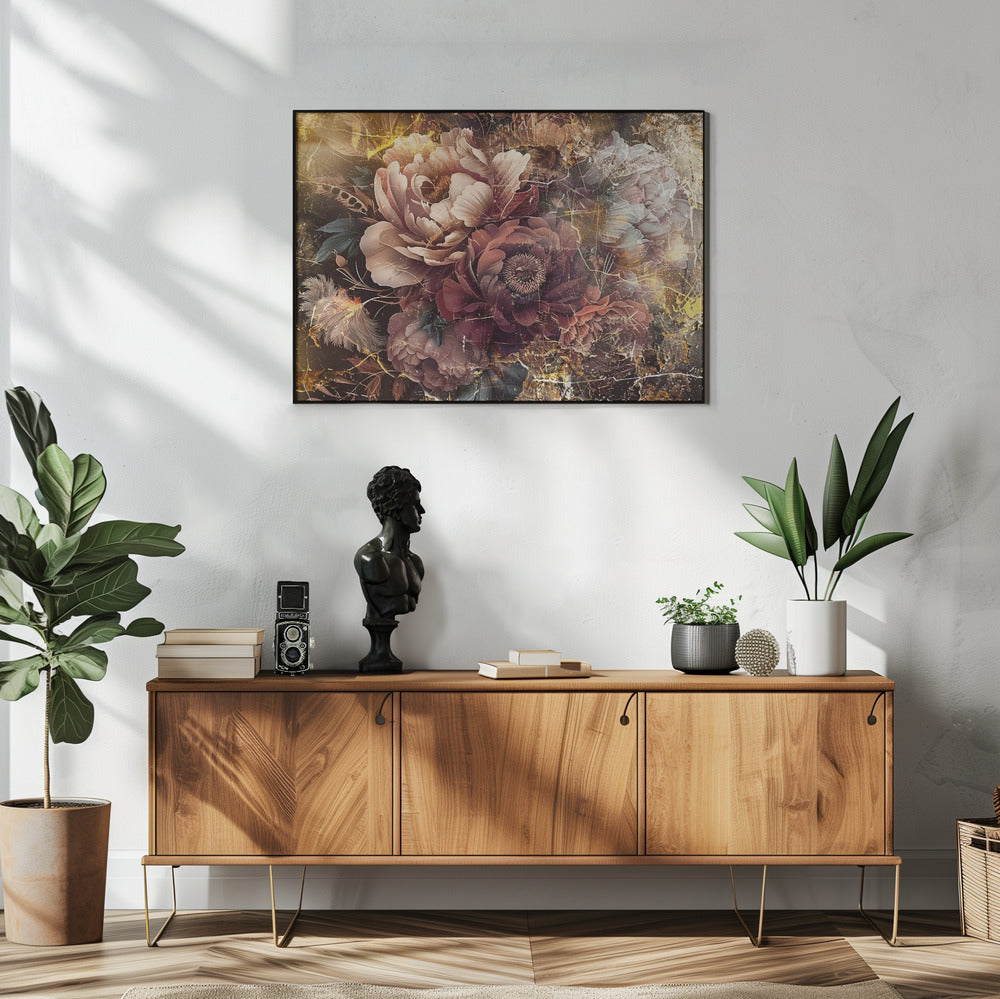 Décoration murale Fleur Art floral Illustration murale 096