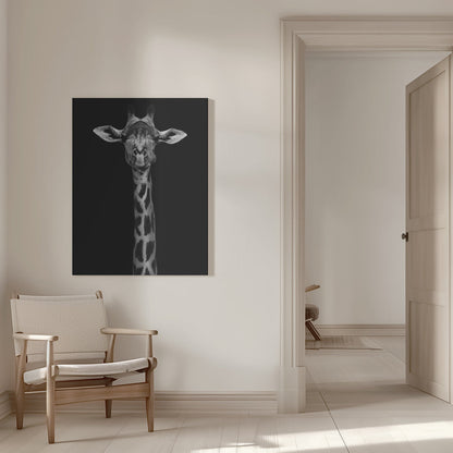 Décoration murale : Portrait de girafe