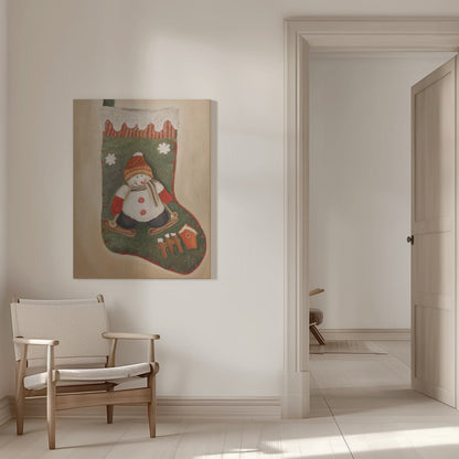 Décoration murale Chaussette de Noël