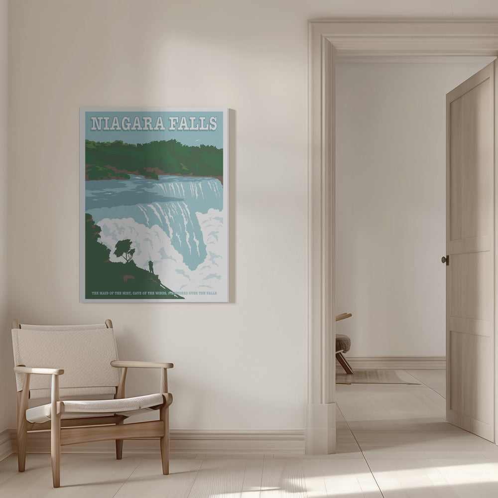 Art mural Chutes du NiagaraAffiche de voyage