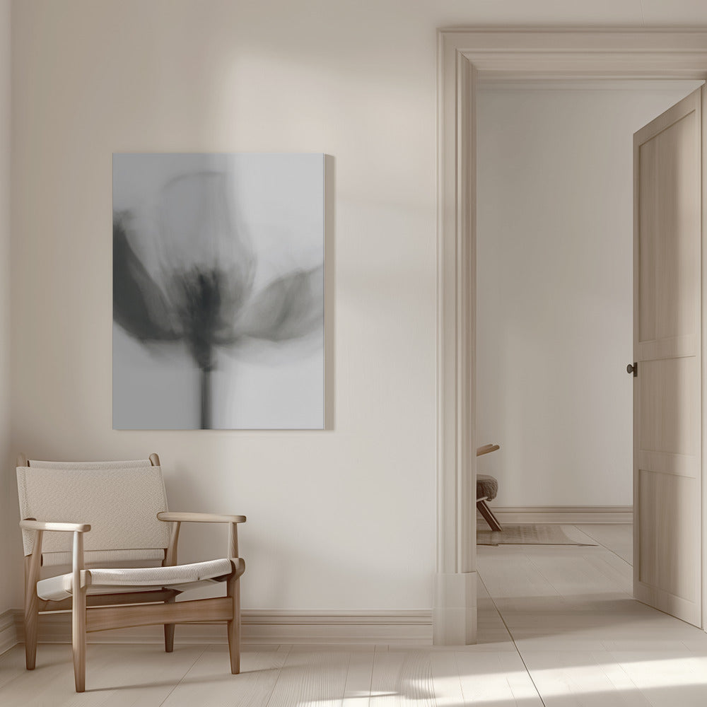 Art mural Tulipe monochrome