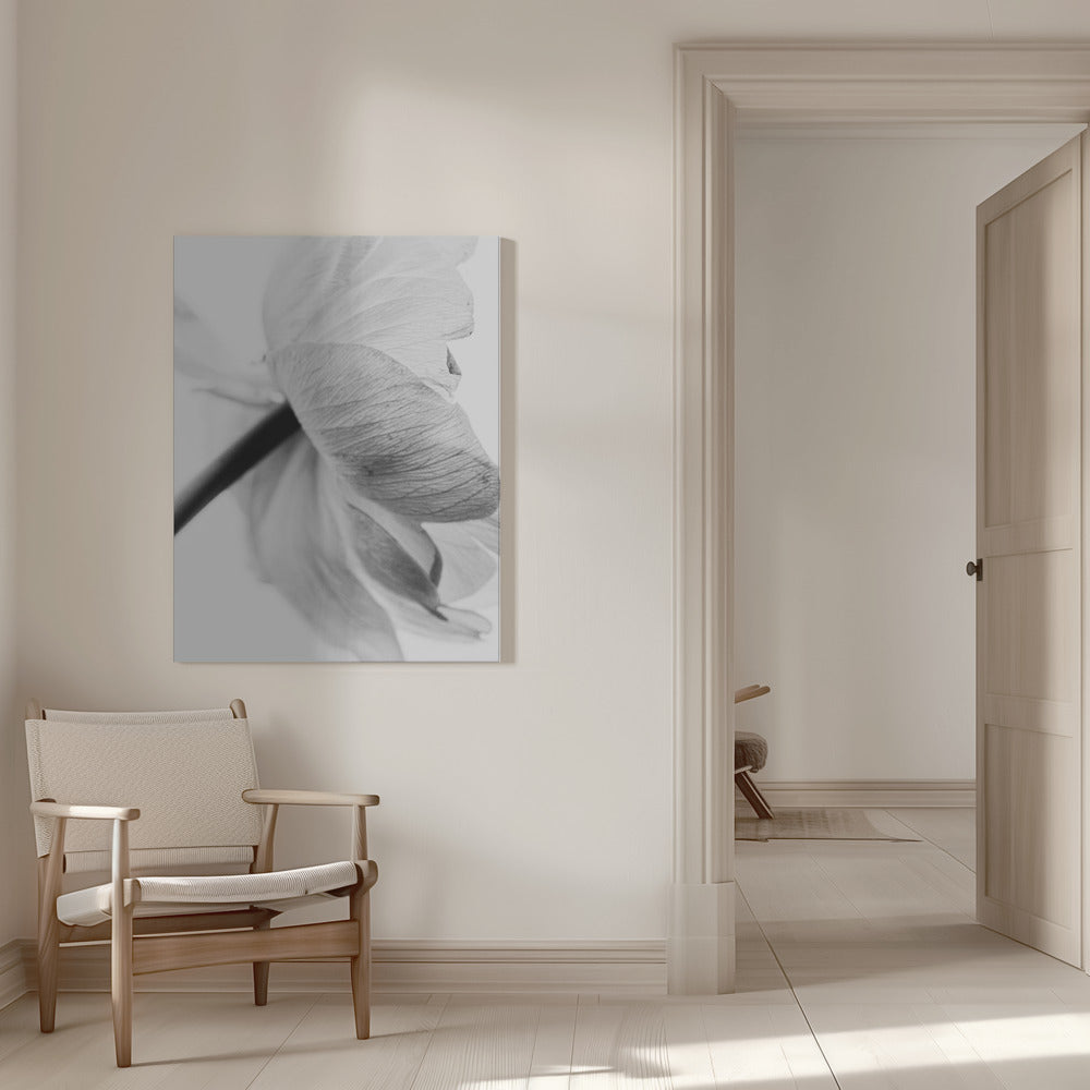 Décoration murale, toile imprimée fleur épanouie