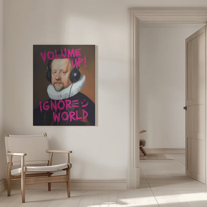 Volume Up Canvas Print