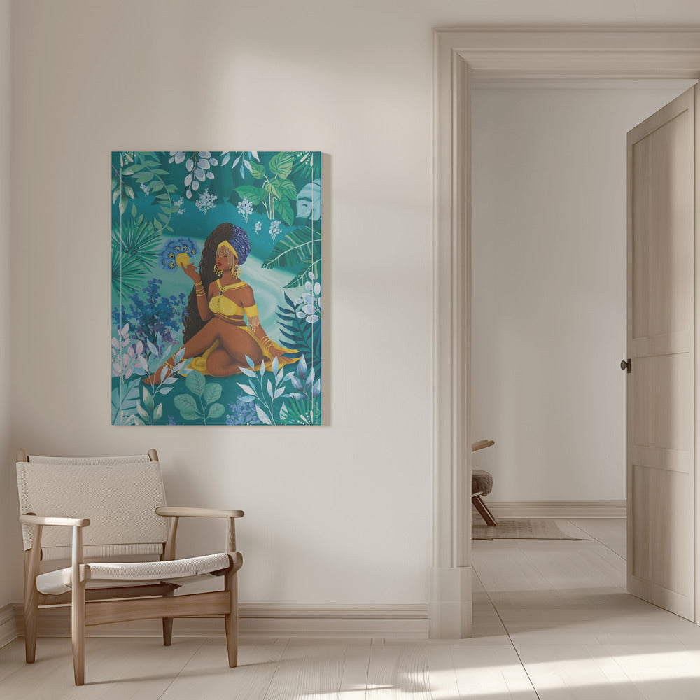 Art mural déesse Oshun Orisha