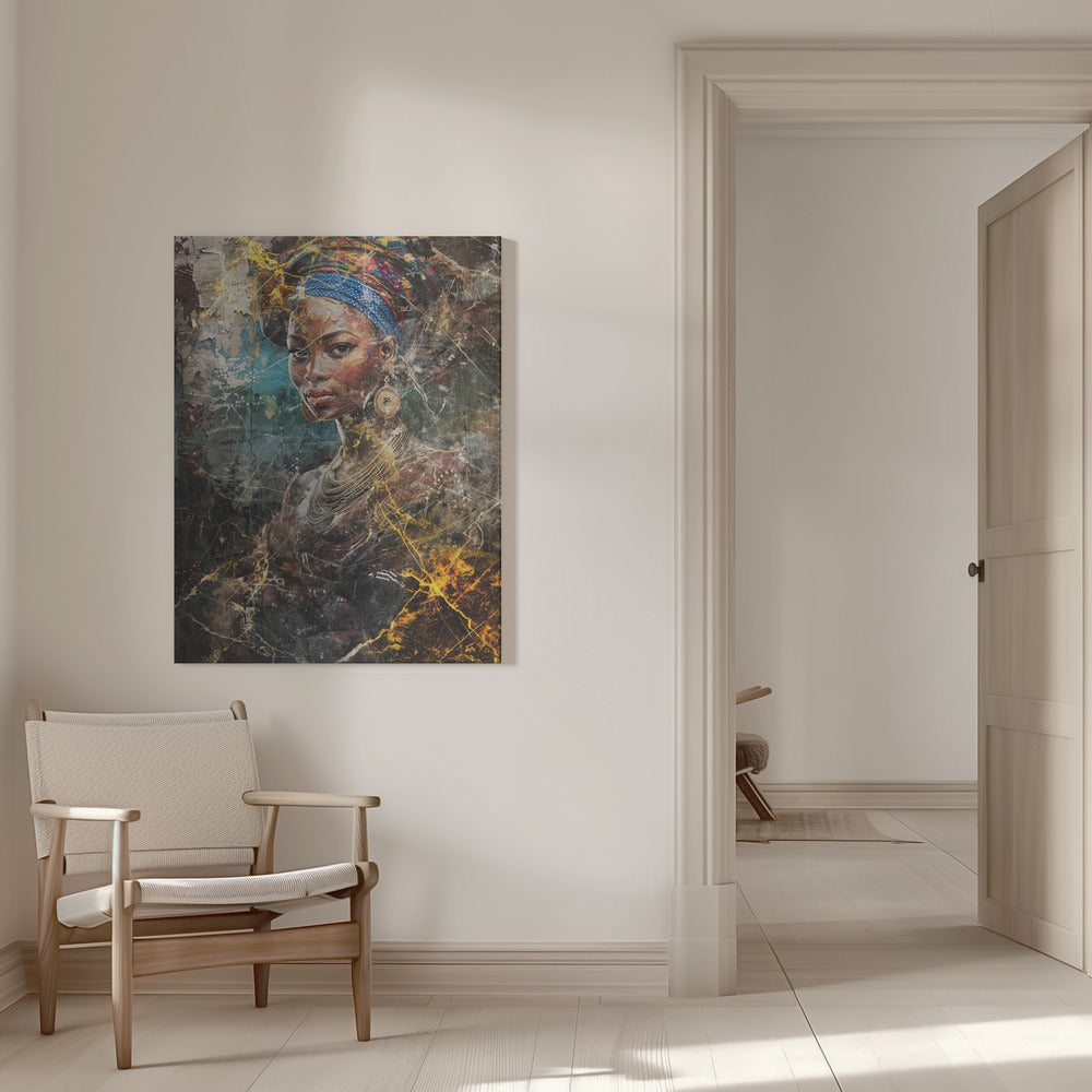 Art mural Illustration d'art africain Art mural 067