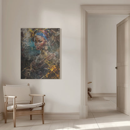 Art mural Illustration d'art africain Art mural 067