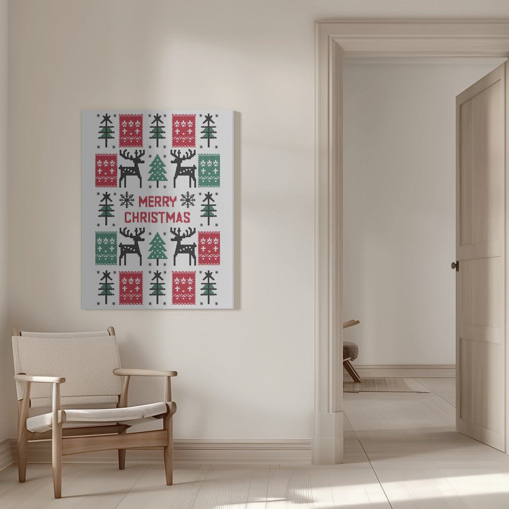 Art mural Impression sur toile Joyeux Noël