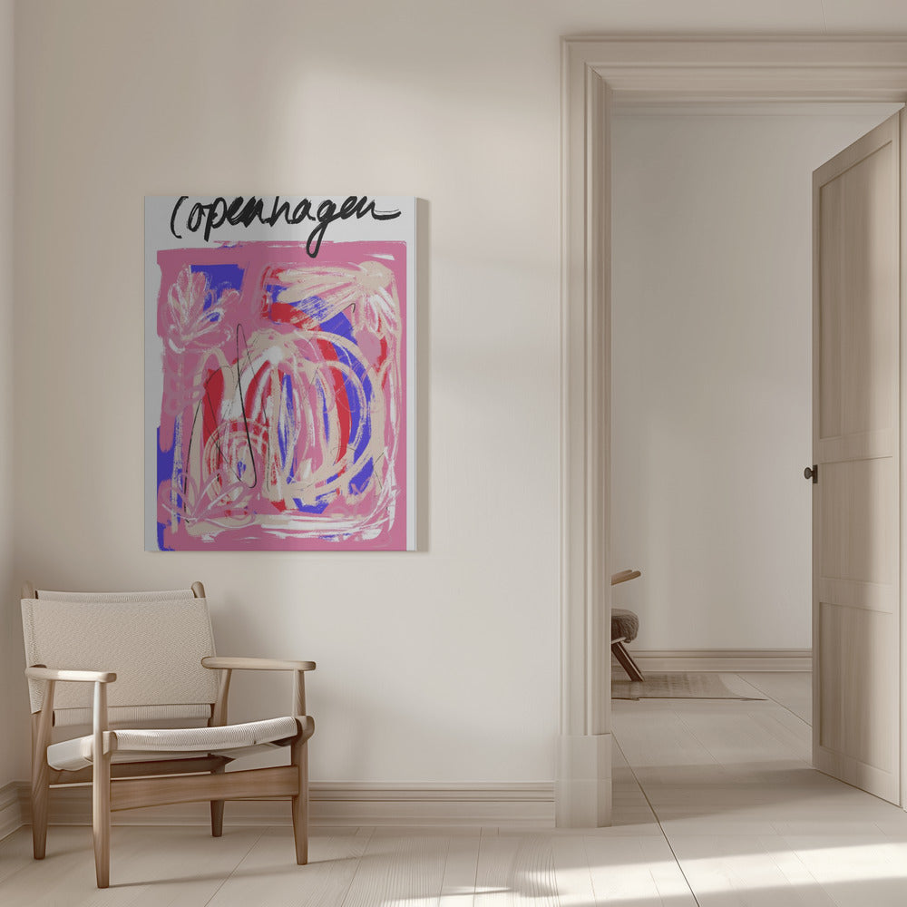 Art mural Copenhagueabstrait5 Taille24x36