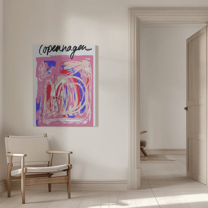Art mural Copenhagueabstrait5 Taille24x36