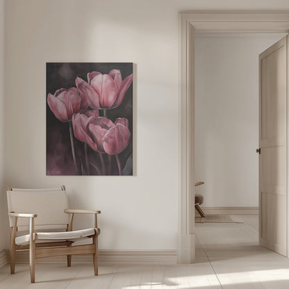 Décoration murale Tulipe violette 3