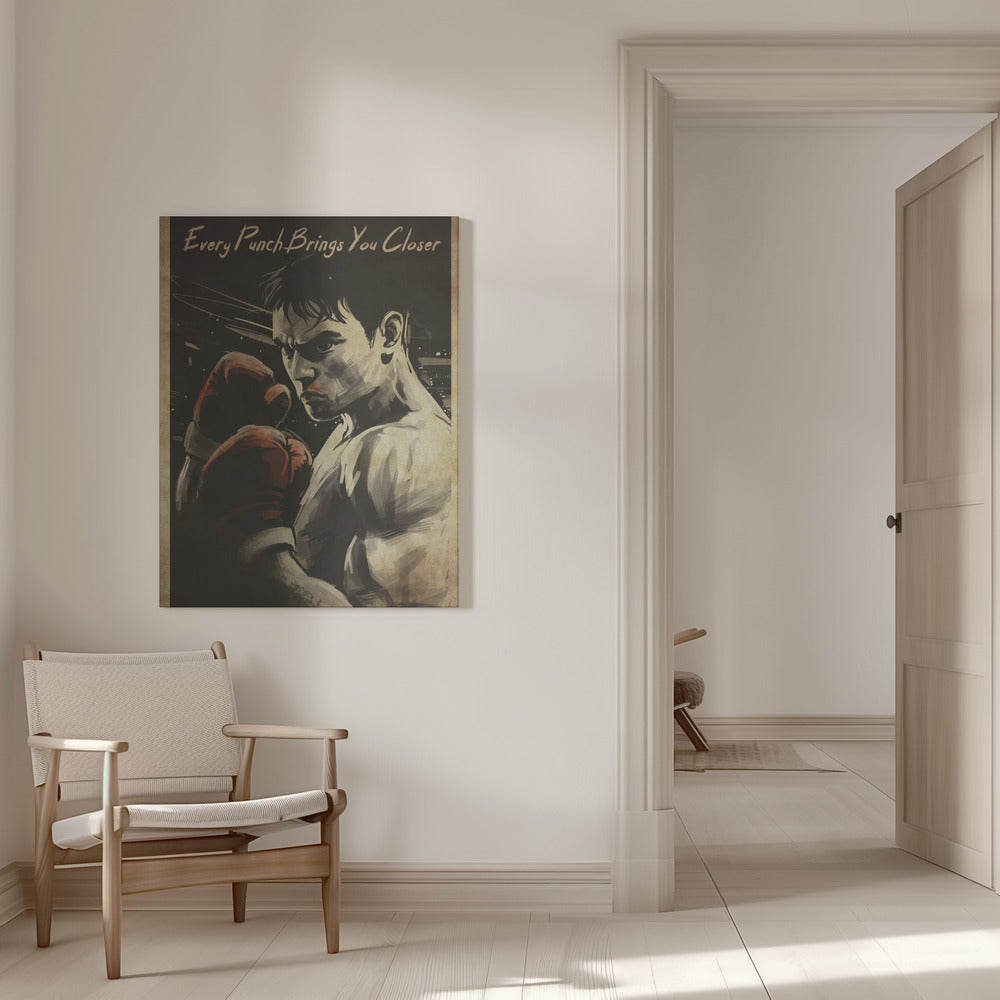 Art mural Chaque coup vous rapproche du but