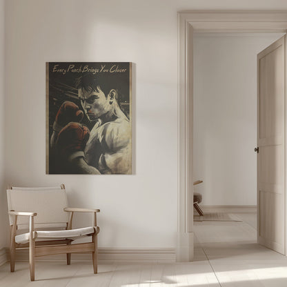 Art mural Chaque coup vous rapproche du but