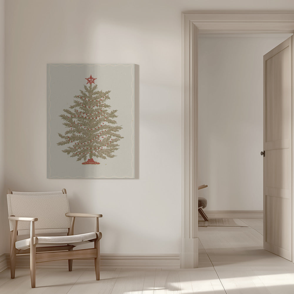 Décoration murale Sapin de Noël 02 Impression sur toile