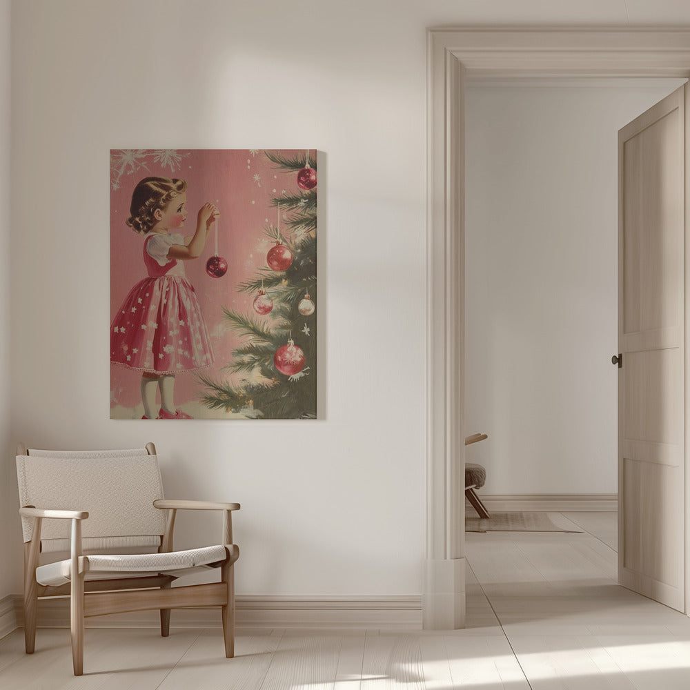 Tableau sur toile « Fille aux Boules »