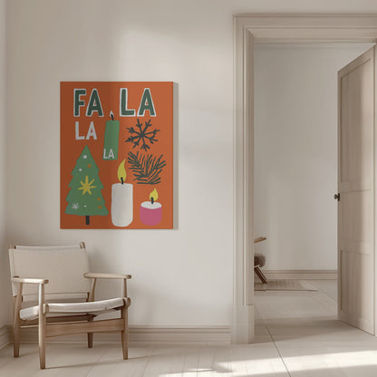 Impression sur toile « Fa la la »