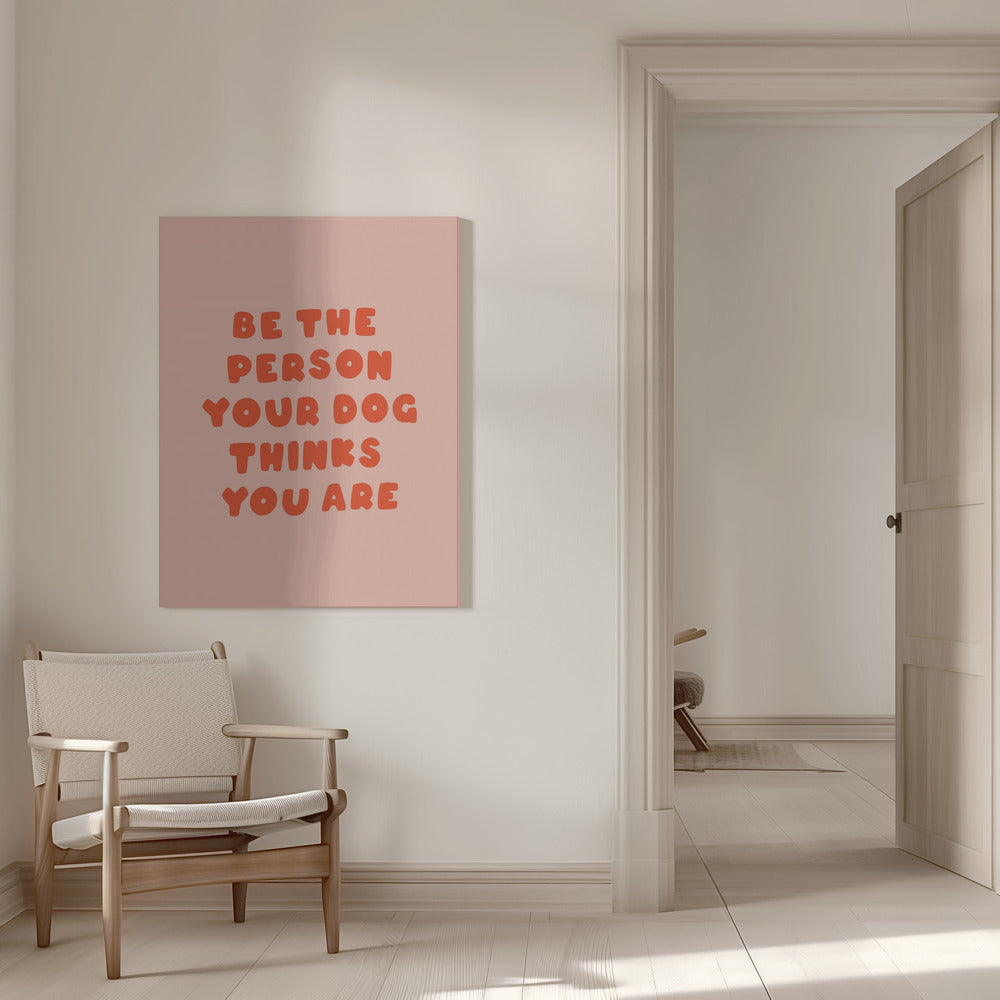 Typographie murale pour les amoureux des chiens