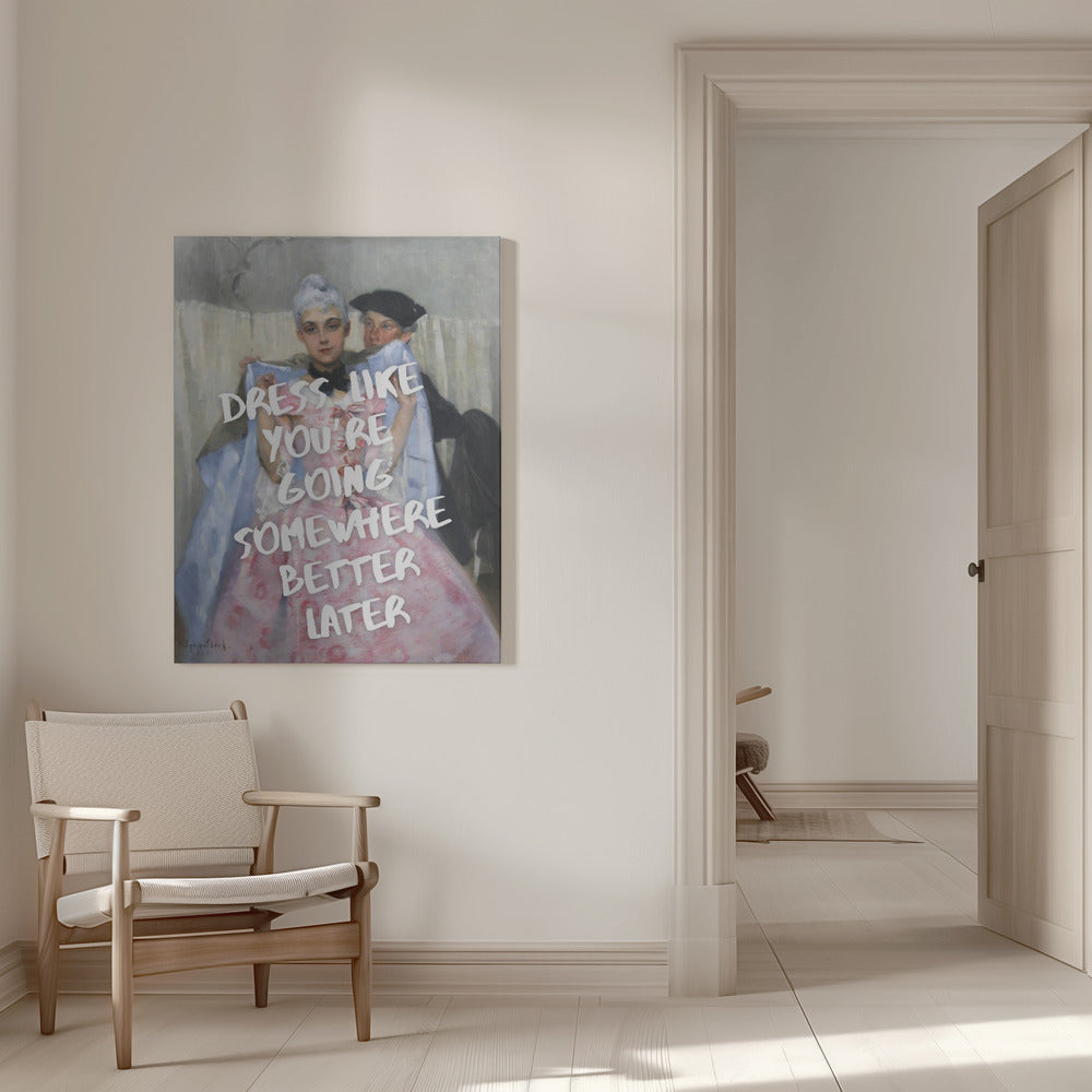 Art mural S'habiller pour réussir