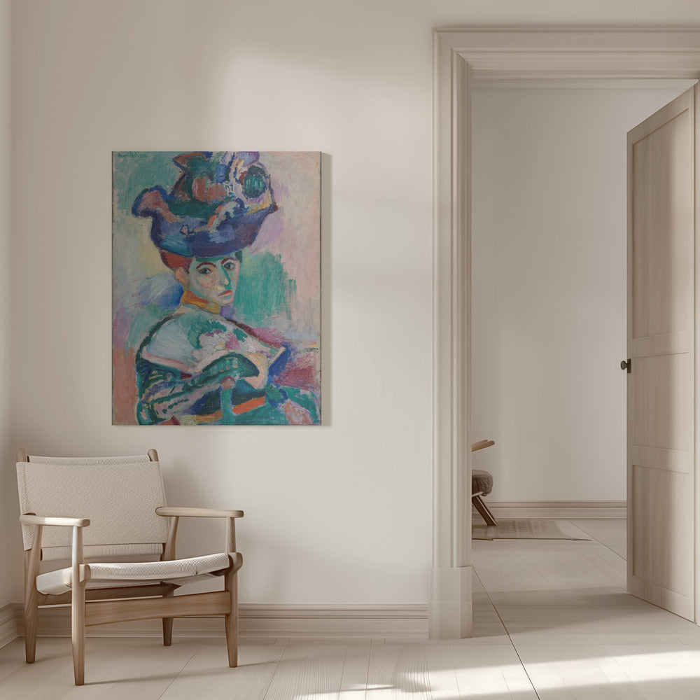 Décoration murale Femme au chapeau