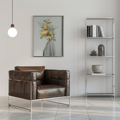 Art mural Bouquet jaune