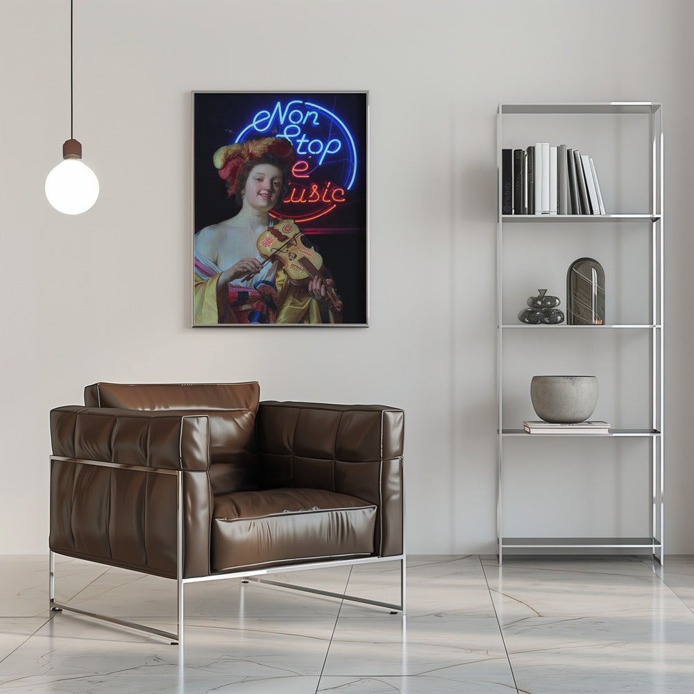 Tableau mural Imprimé sur toile Non Stop the Music