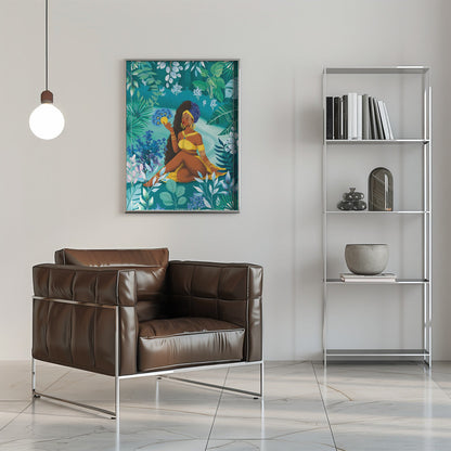 Art mural déesse Oshun Orisha
