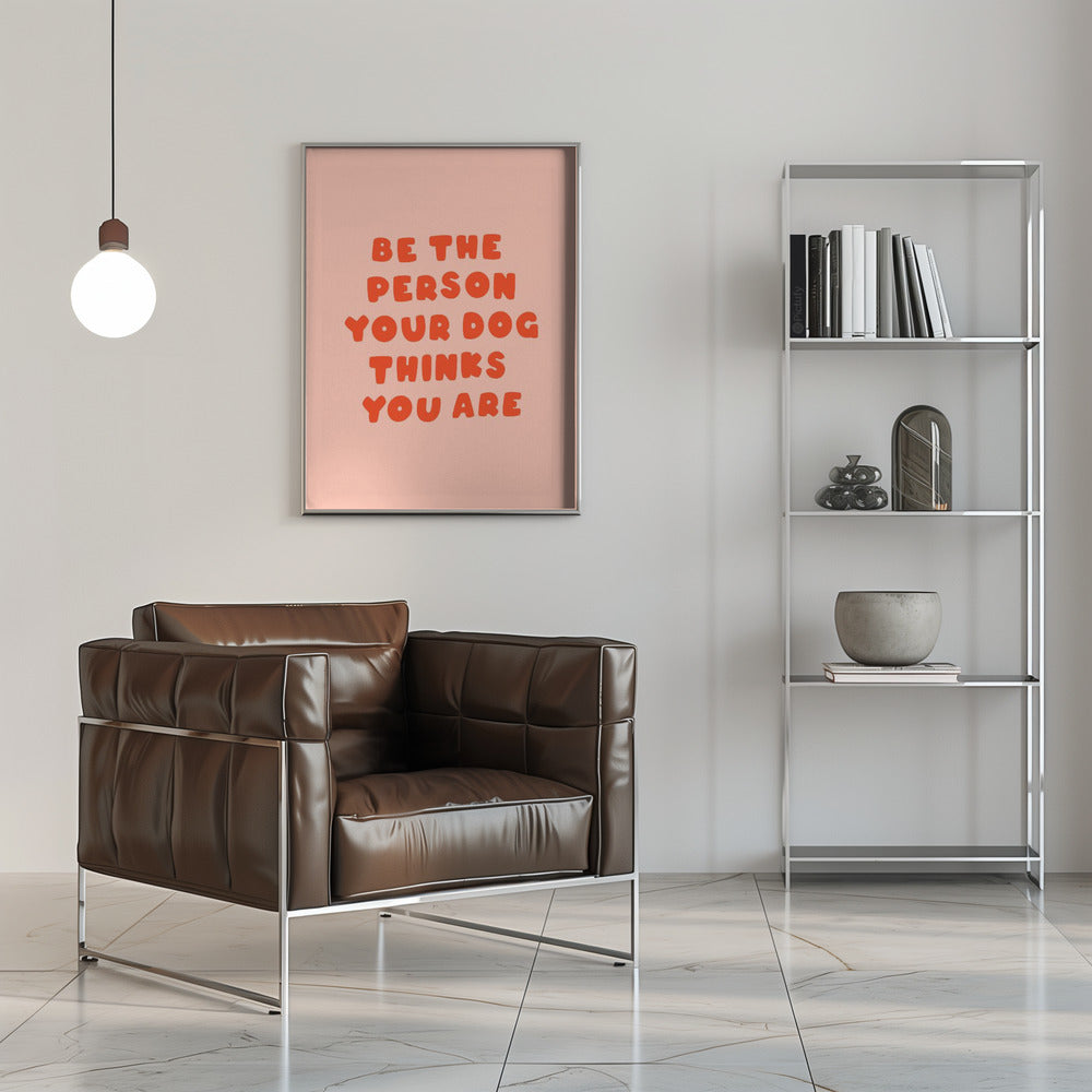 Typographie murale pour les amoureux des chiens