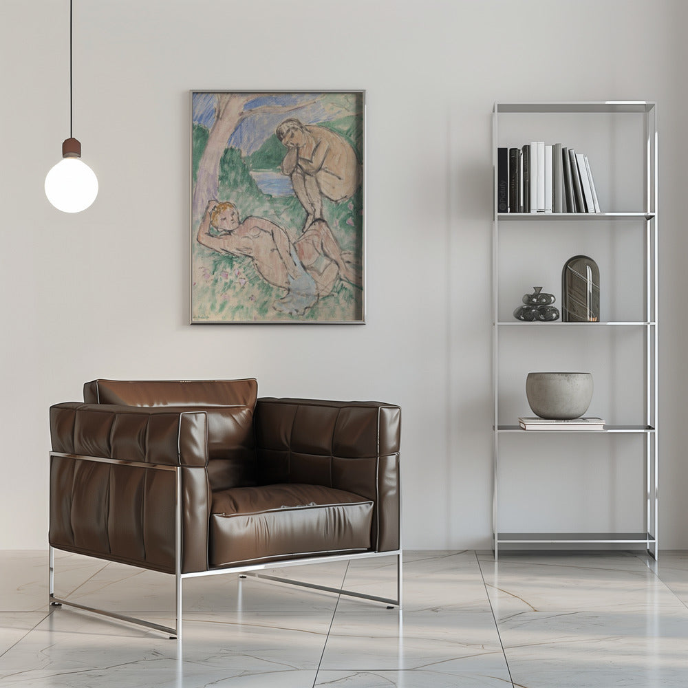 Wall art Baigneurs
