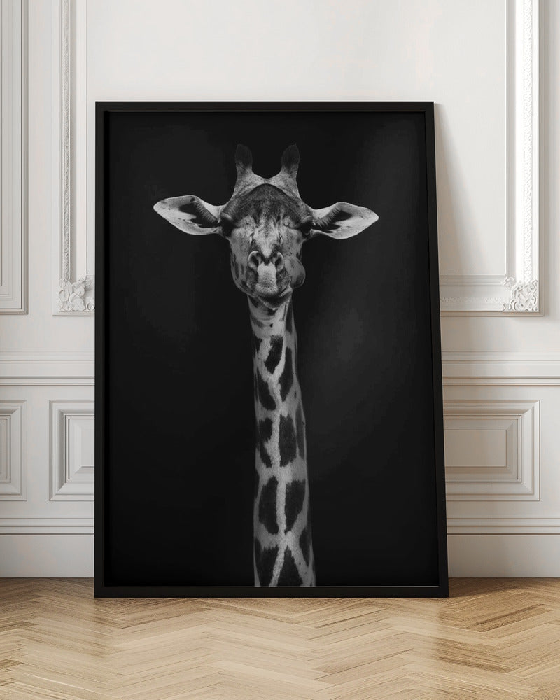 Décoration murale : Portrait de girafe