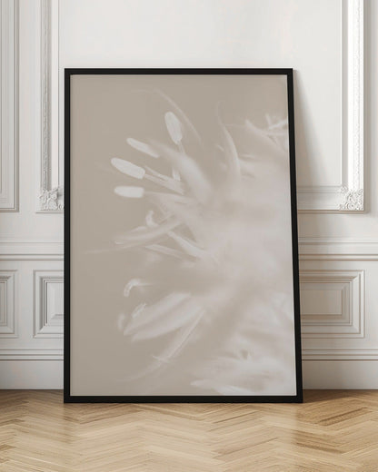 Art mural Fleur Beige_1