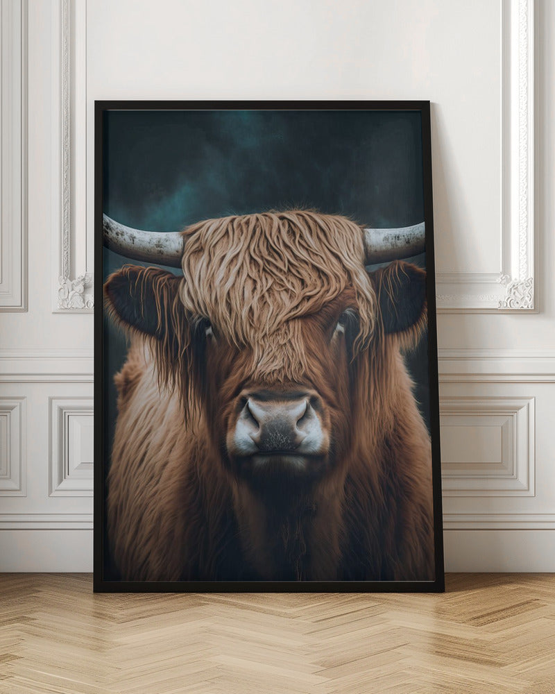 Tableau sur toile Vache écossaise