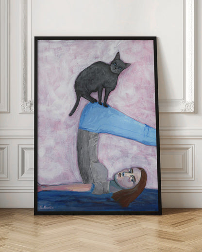 Du yoga avec mon chat