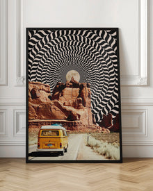 Art mural The Real Road Trip