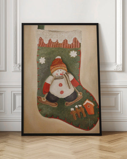 Décoration murale Chaussette de Noël