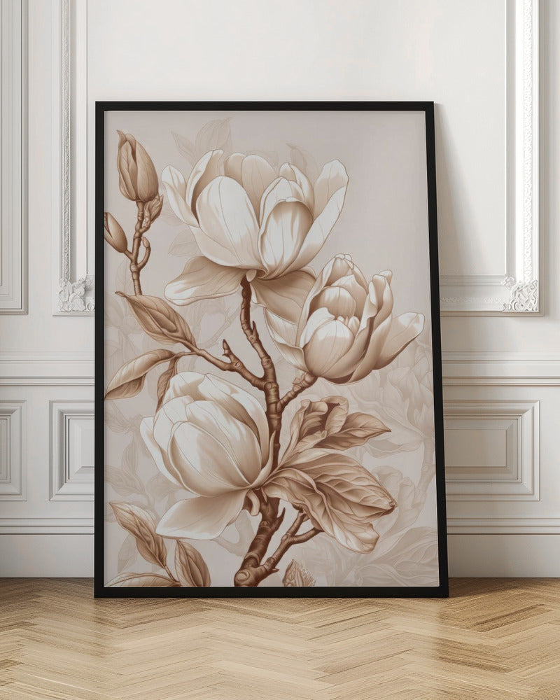 Fleurs beiges 2