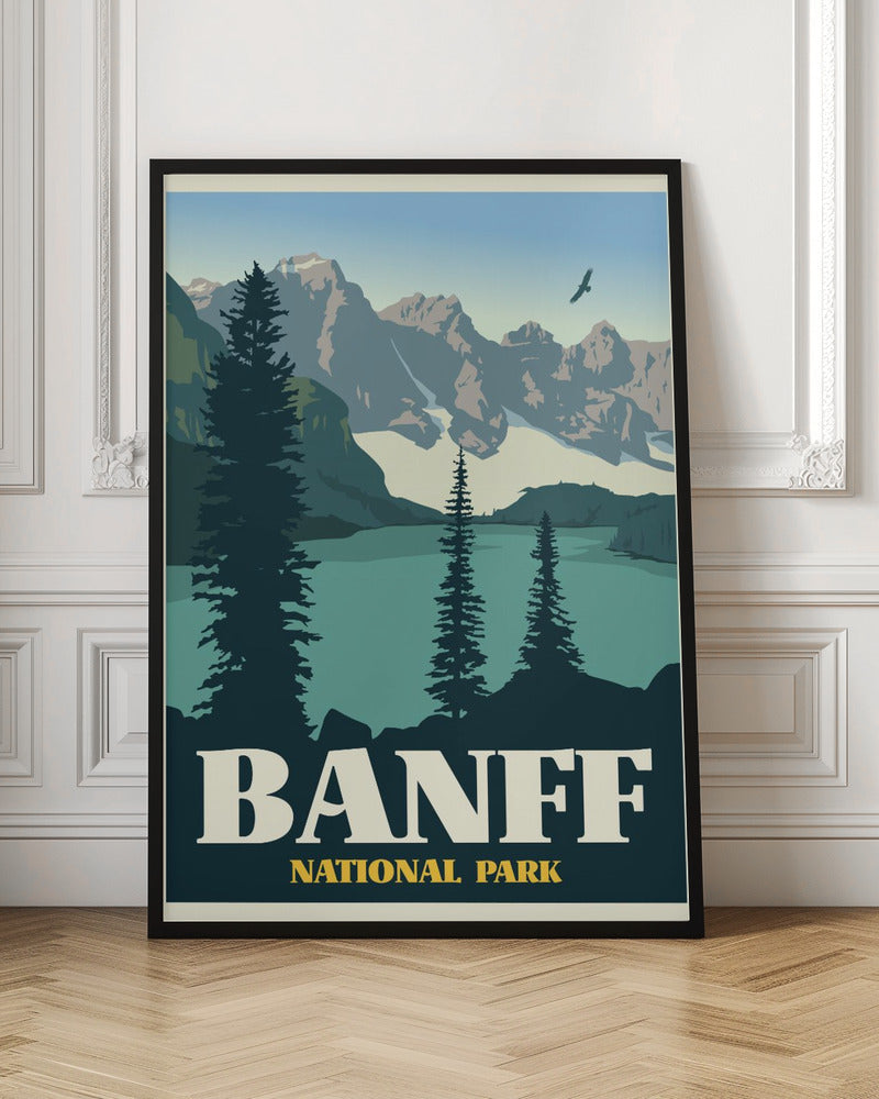 Art mural Imprimé de voyage Parc national de Banff