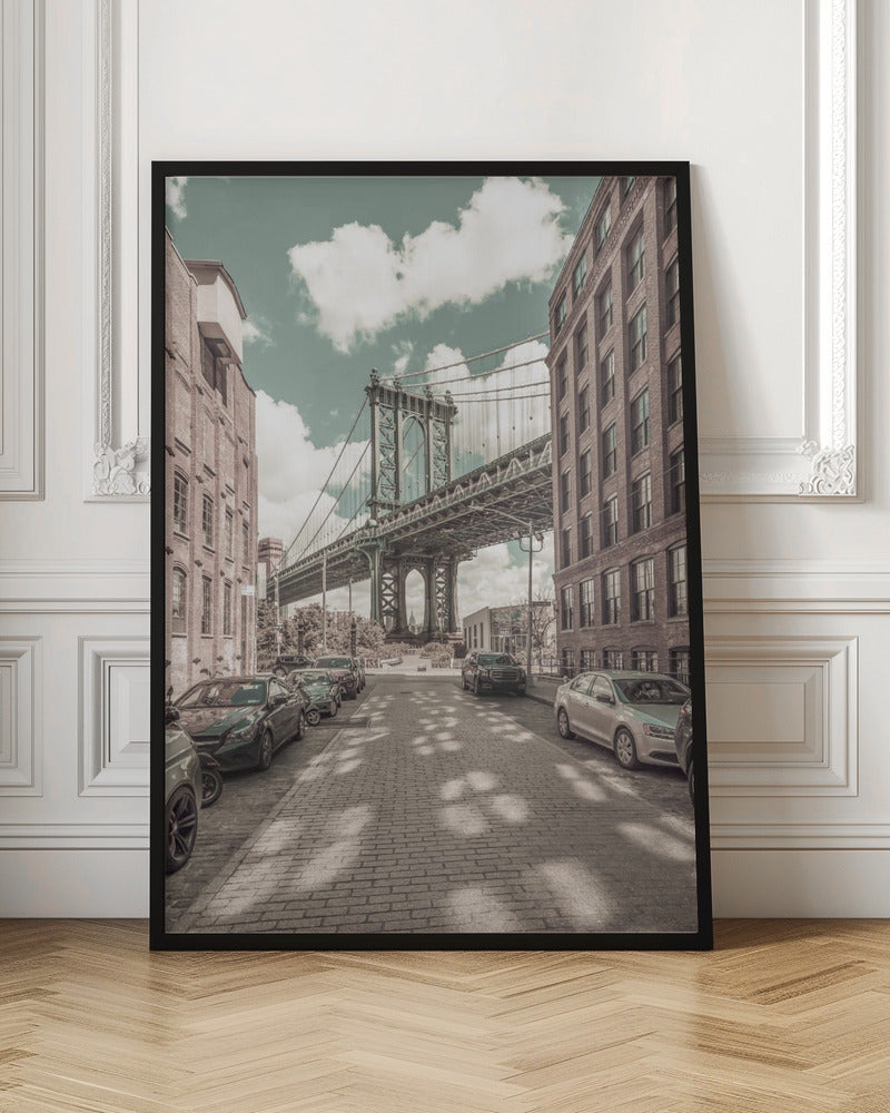 Décoration murale NEW YORK Manhattan Bridge | style urbain vintage