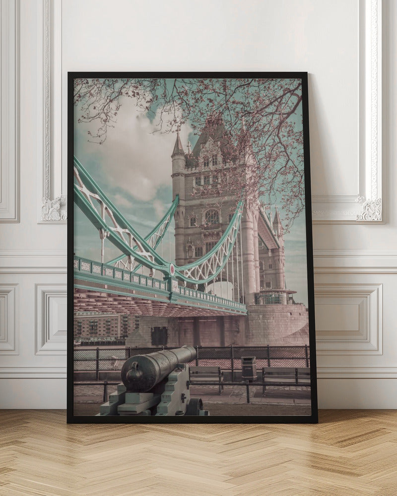 Décoration murale LONDRES Pont de la Tour en détail | style urbain vintage