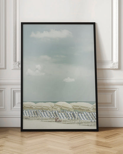 Art mural Scène de plage vintage