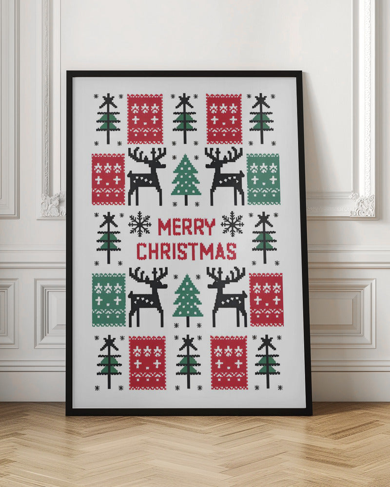 Art mural Impression sur toile Joyeux Noël