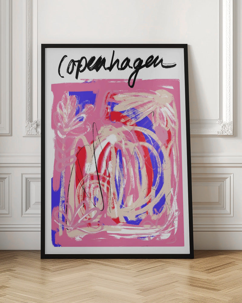 Art mural Copenhagueabstrait5 Taille24x36