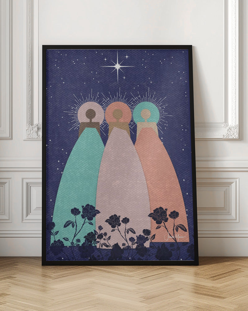 Décoration murale toile imprimée « Trois Esprits Guides »