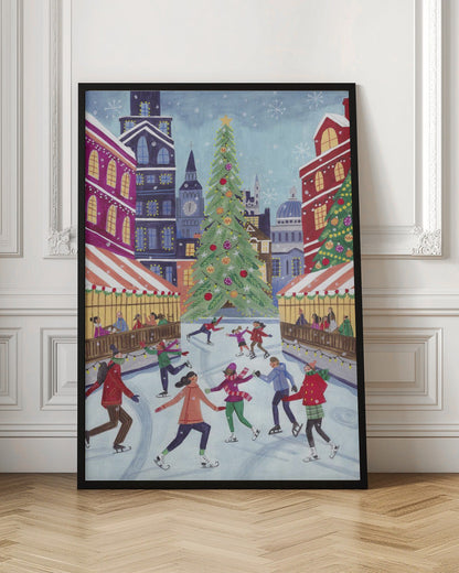 Impression sur toile Art mural Patinage à Londres