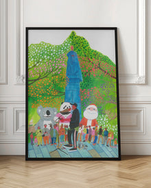 Wall art Street Concert Canvas Print