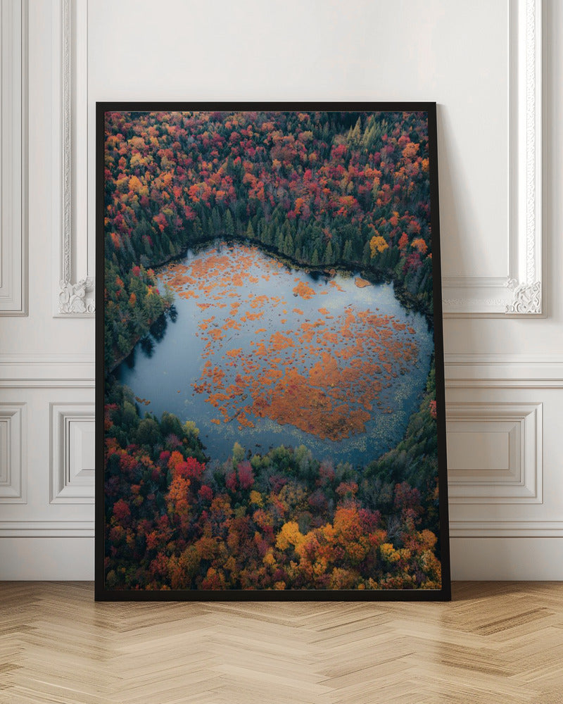 Décoration murale Automne au bord du lac